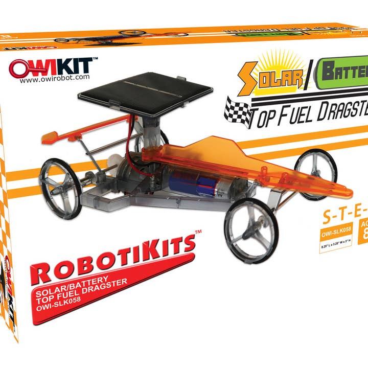 OWI Inc. - Wholesale Toy Car/Truck - Kids - Solar/Battery Top Fuel Dragster