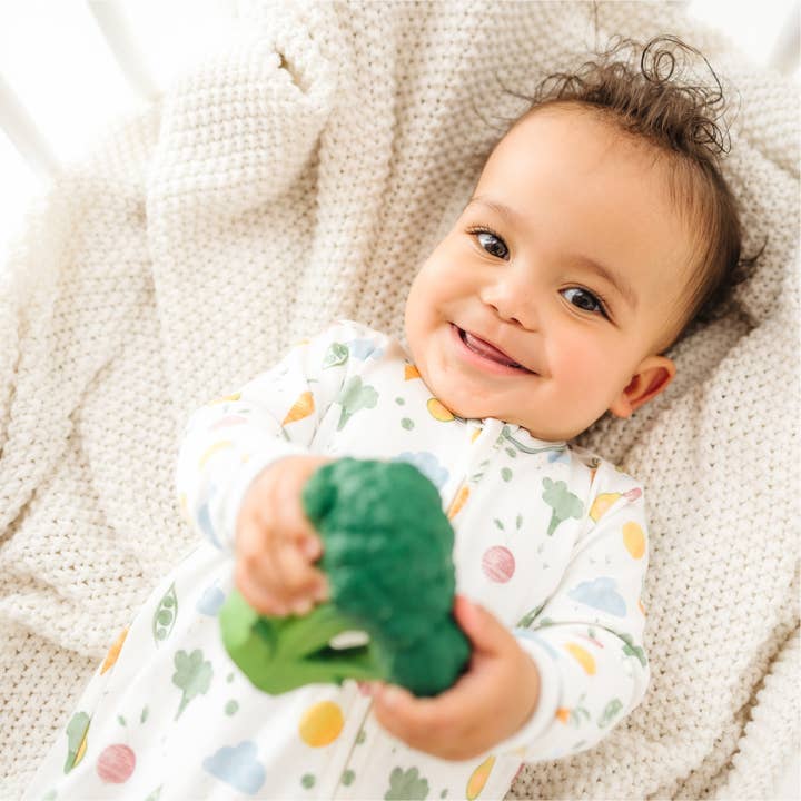 Magnolia Baby - Venta al por mayor Peto - Bebés - ¡Come tus verduras! Pijama enterizo con cremallera4