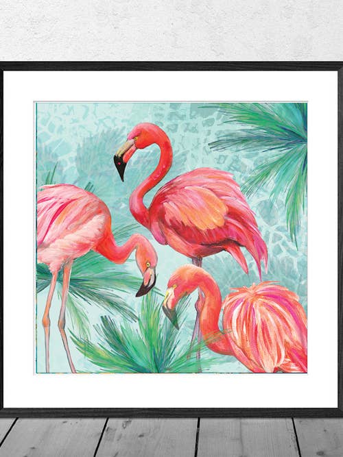 Impresión artística de flamenco para venta al por mayor de Dollyhotdogs