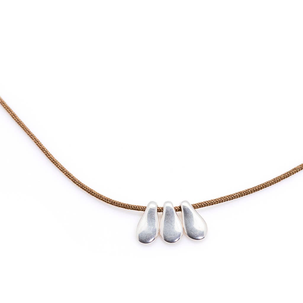 Bronwen Jewelry - Wholesale Pendant/Charm Necklace - Tiny Charm - 3 Petal1