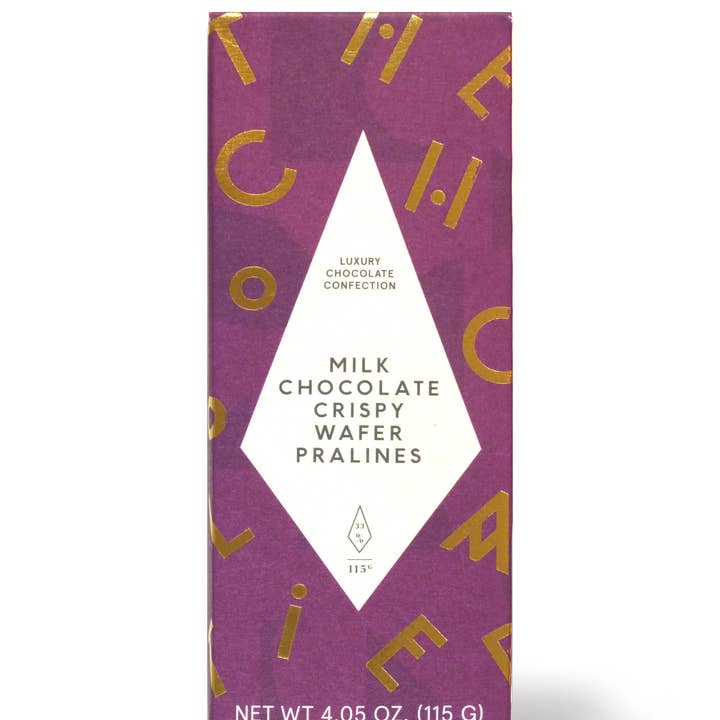 The Chocolatier - Wholesale Chocolate-covered sweets - MILK CHOCOLATE CRISPY WAFER PRALINES2