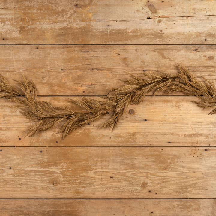 Ragon House - Wholesale Bunting/Garland - 6' DARK GOLD WHEAT GARLAND