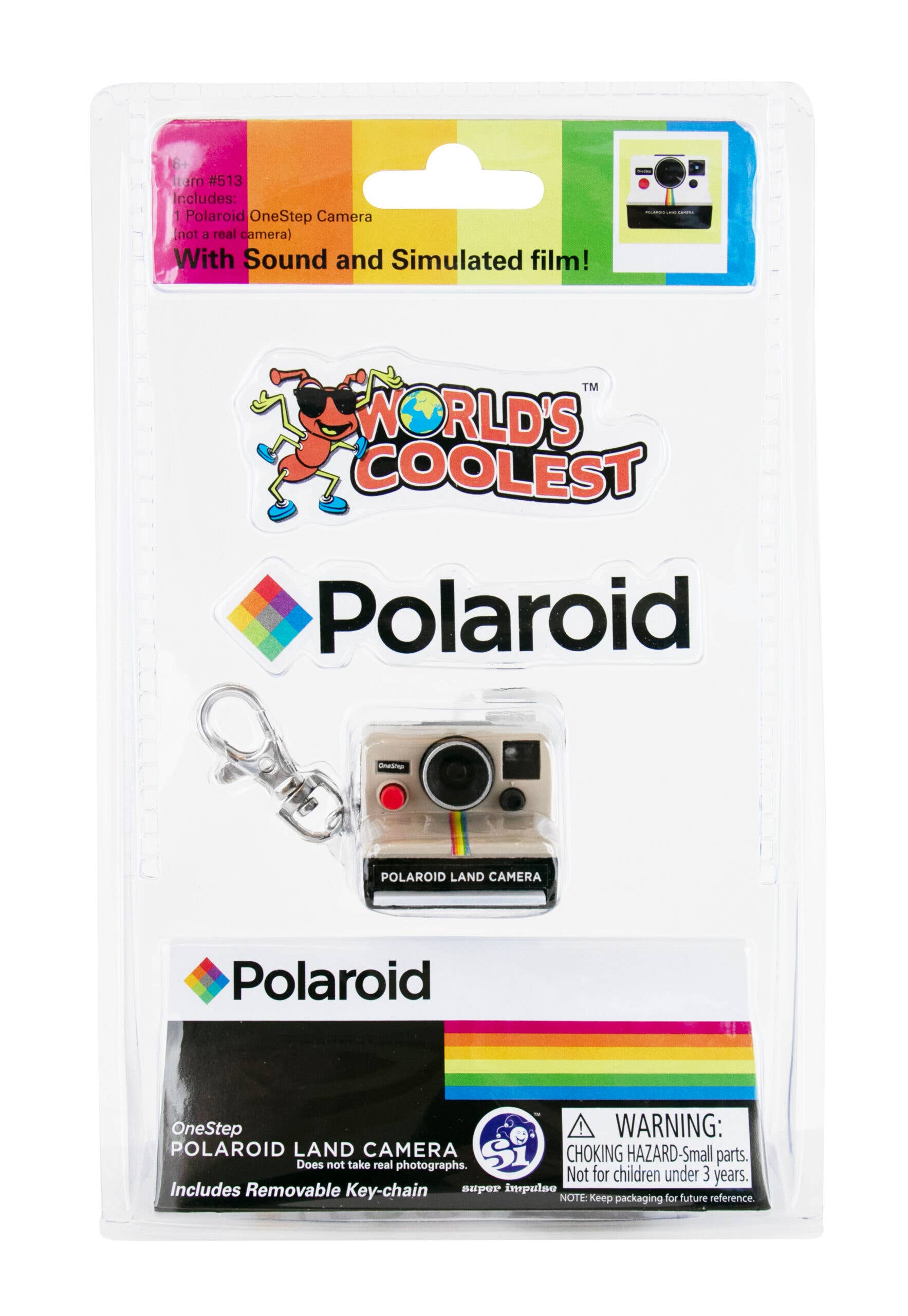 Super Impulse USA - Wholesale Toy Set - Kids - World's Coolest Polaroid Camera keychain