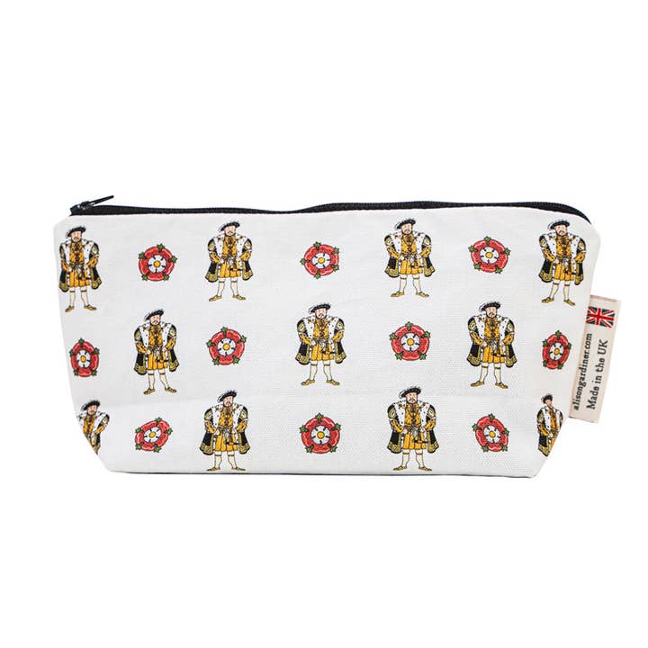 Alison Gardiner Designs – wholesale Make-up/cosmetic bag – Henry VIII Cosmetic Bag / Pencil Case1