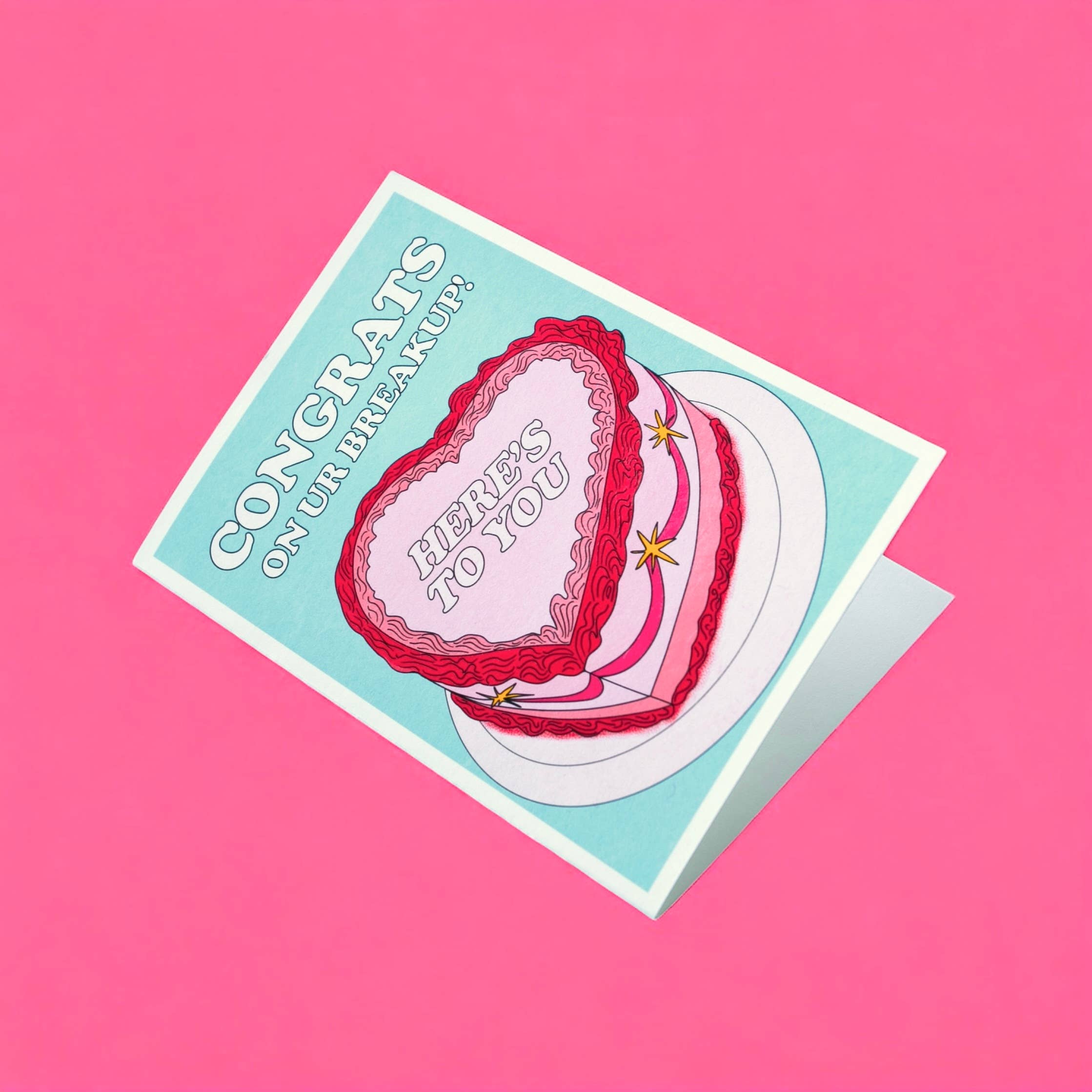 Posse Paper Goods - Wholesale Congratulations Card - Congrats on Ur Breakup! | Greeting Card1
