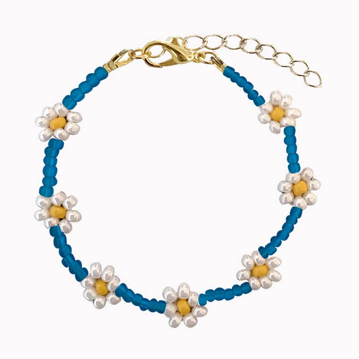 Pulseira de Margaridas Azul por atacado de Don' aparte