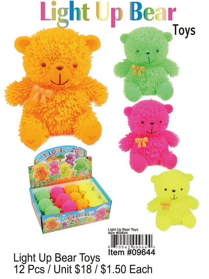 Jouets Ours Lumineux. pour la vente par Puka Creations