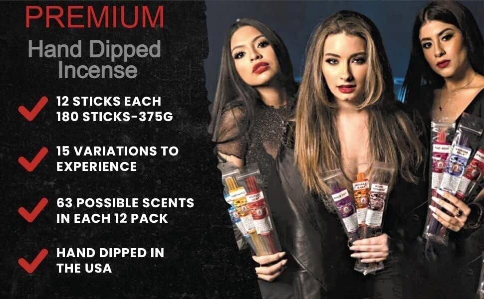 Innovarix - Wholesale Incense - Premium Hand Dipped Incense 12 Scents per pack 7