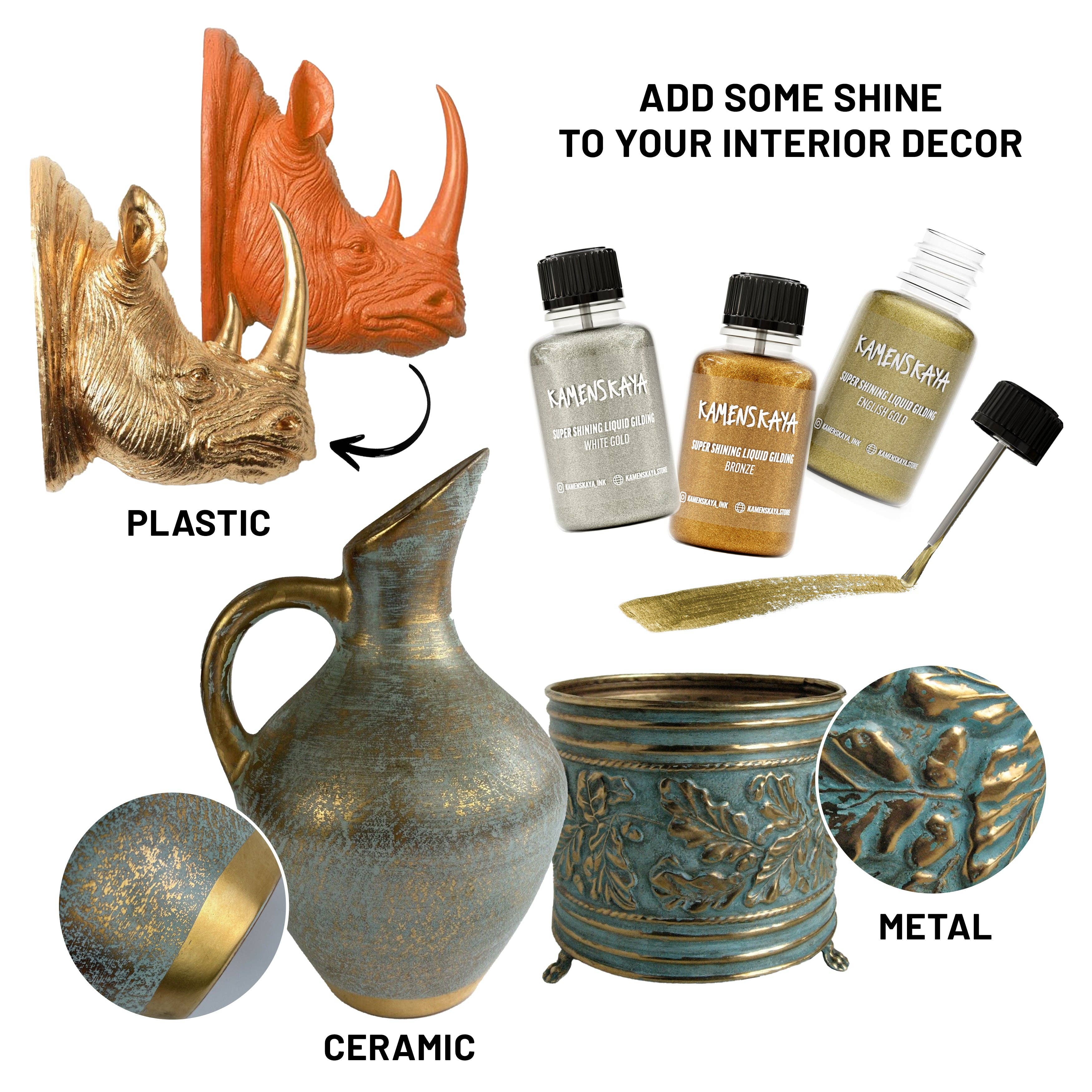 KAMENSKAYA - Wholesale Craft Supplies - Liquid gilding 'Rich gold'5