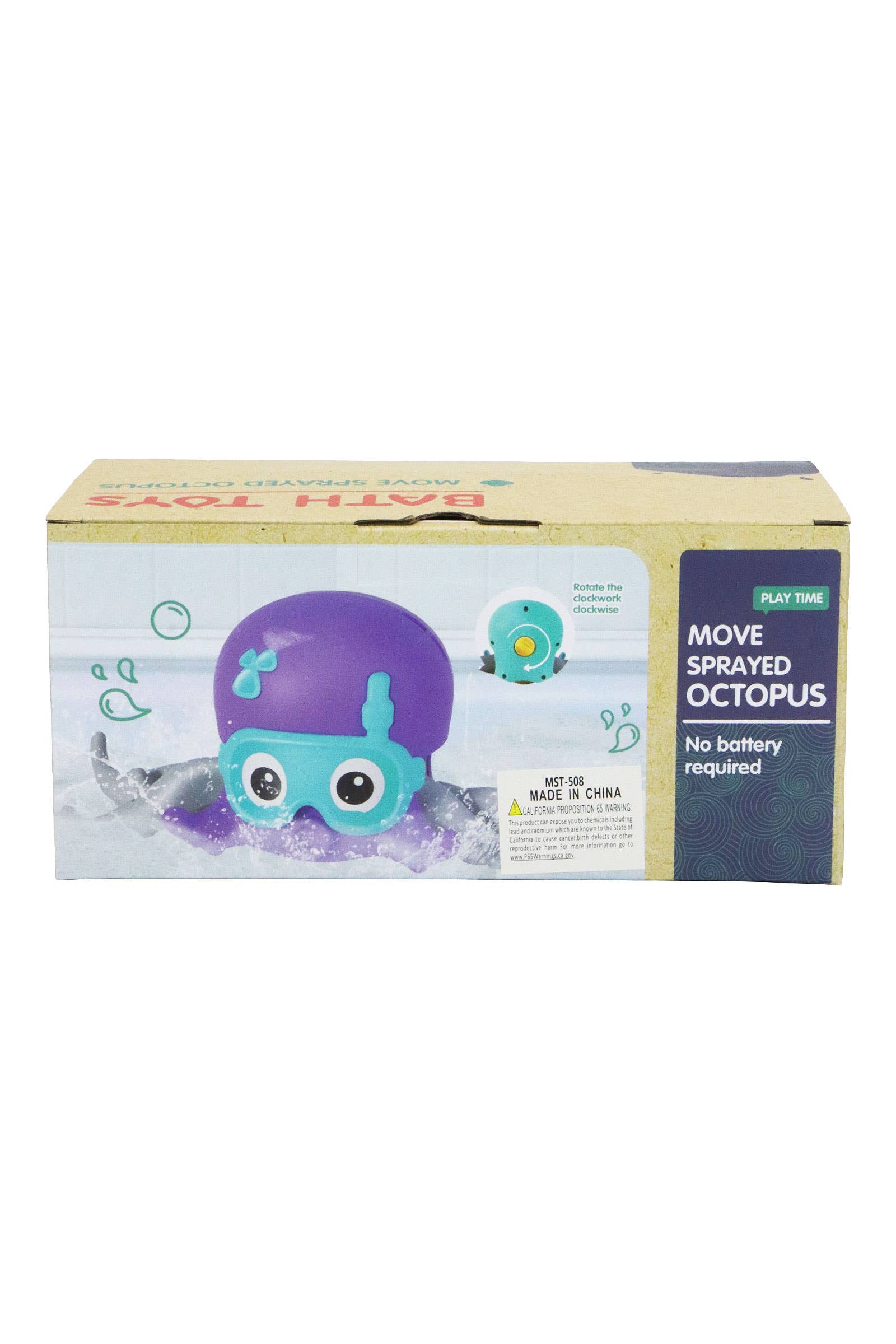 ASSORTED Octopus Wind-up Swimming Crawling Baby Bath Toy for wholesale on Faire17