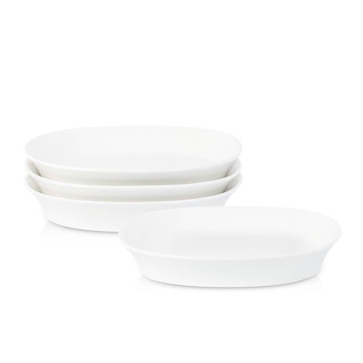 Stone Lain - Wholesale Bowl - Quadro Porcelain Pasta Bowl - White1