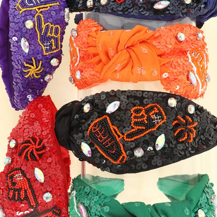 Number 1 Hand Top Knotted Jeweled beaded Headband and other Purchase Wholesale custom beaded headband. Free Returns & Net 60 Terms on Faire trending on Faire.