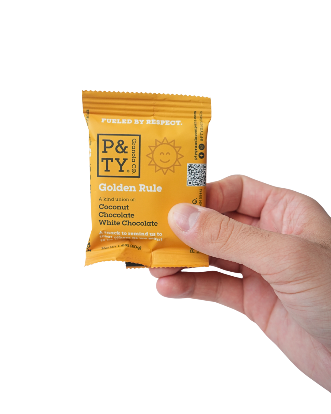 P&TY Granola Co. - Wholesale Snack Bar - Golden Rule Granola Bar: White Chocolate, Chocolate, Coconut3