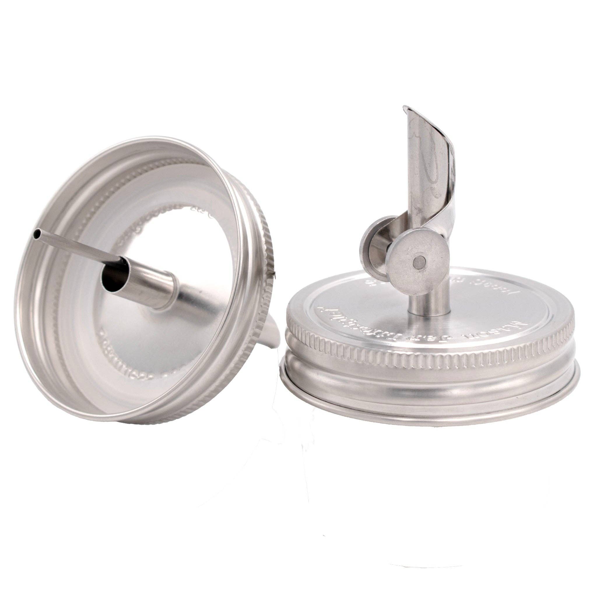 Mason Jar Lifestyle - Wholesale Kitchen Tool/Gadget - Stainless Steel Pour Spout Oil Cruet Lids for Mason Jars8