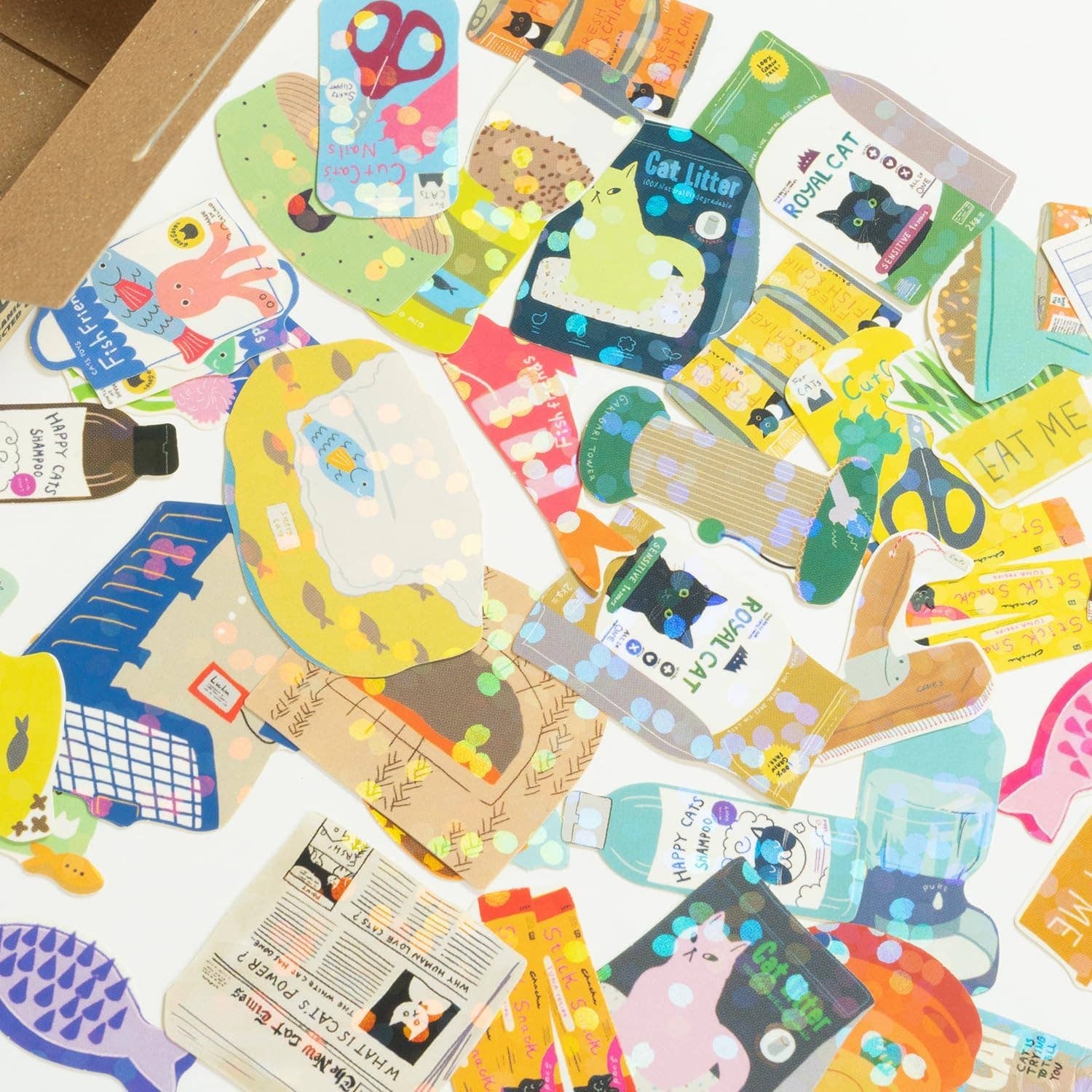 Greeting Life America - Wholesale Sticker - Hako Sticker Cat Supply GLCK-633