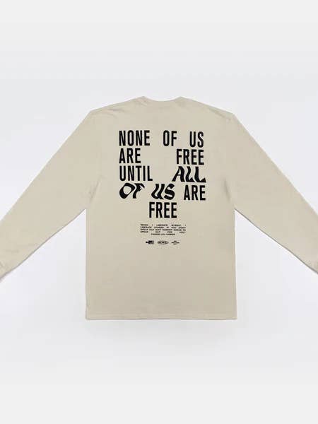Freedom Longsleeve Tee for wholesale by Nappy Head Club