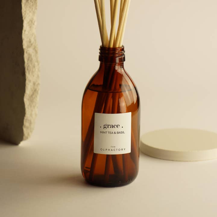 SEVENREEDS - Wholesale Reed Diffuser - THE OLPHACTORY MINT TEA & BASIL air freshener refill2