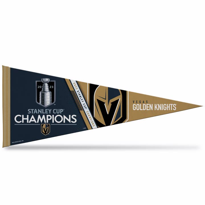 Vegas Golden Knights 2023 Stanley Cup ChampsSoft Felt 12X30 for wholesale by Rico Industries