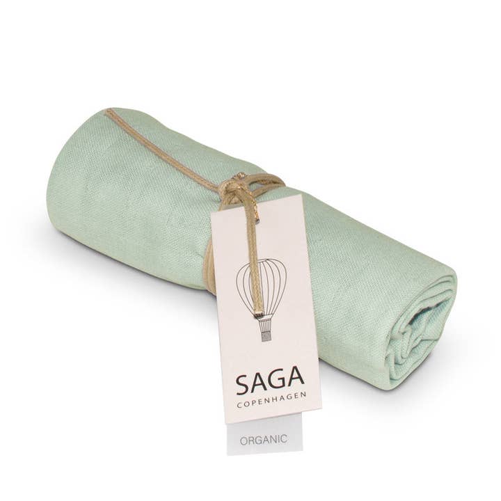 Muslin Cloth - Aloe Vera - 100% Organic Cotton for wholesale by Saga Copenhagen