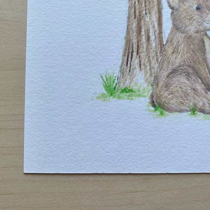 jcarp designs - Wholesale Art Print - Watercolor Forest Animals Art Print 3