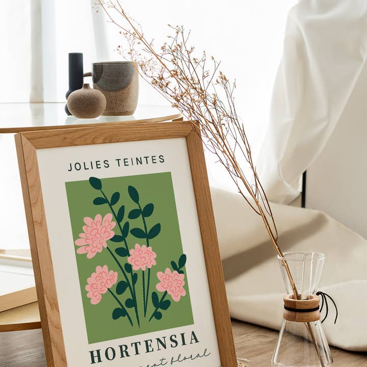 Graphijoy - Wholesale Poster - Hortensia floral poster1
