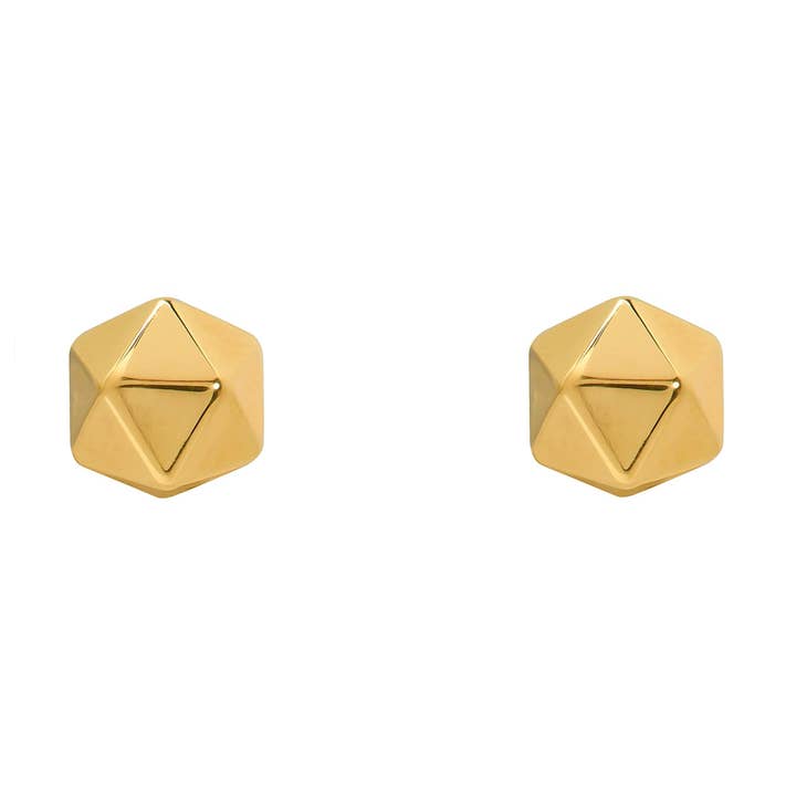 Eíkosi Bauble Faceted Stud Earrings for wholesale by Love Lori Michelle Jewelry