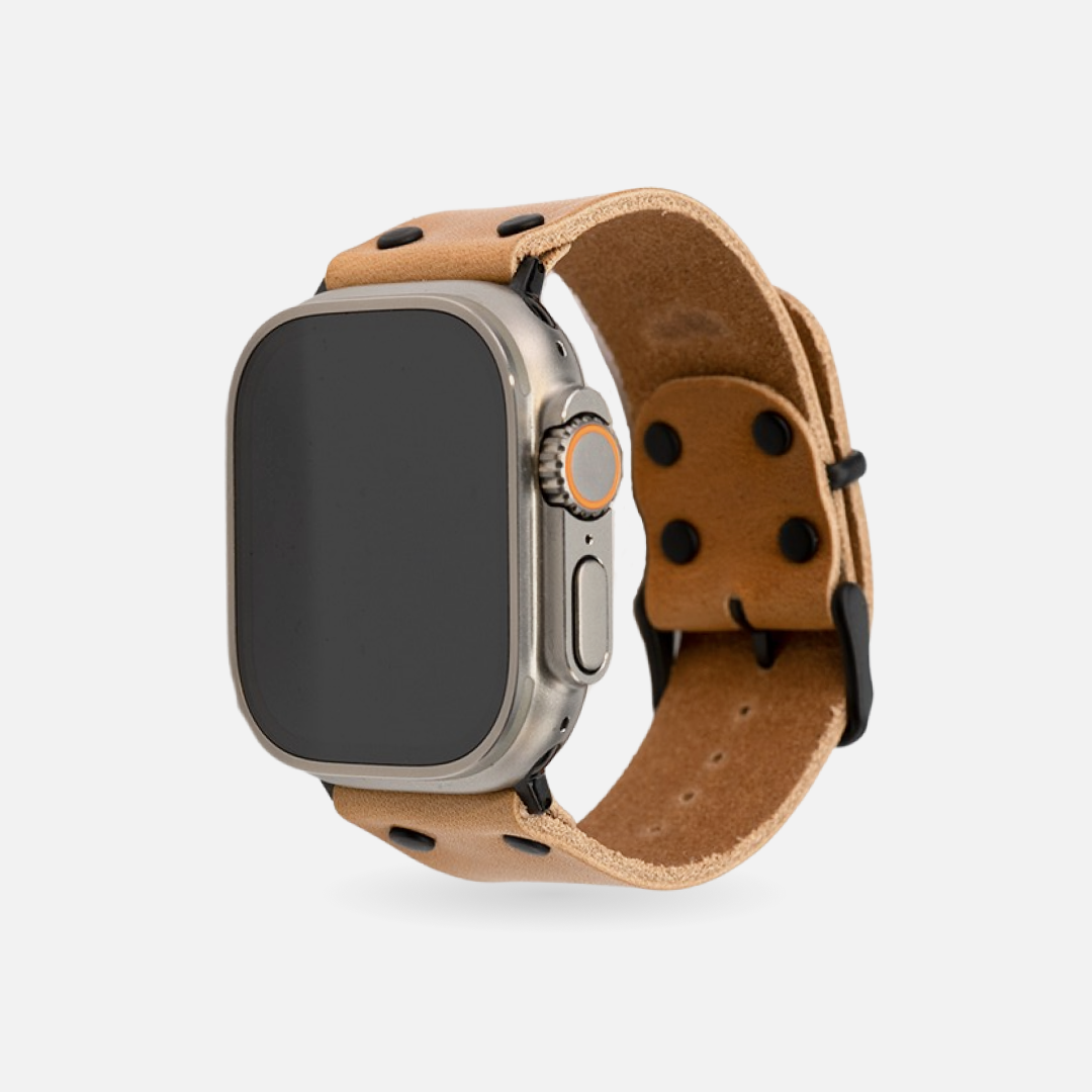 Range Leather Co. - Vente Bracelet de montre – unisexe - Bracelet Apple Watch en cuir - Fabriqué aux États-Unis et cuir pleine fleur12