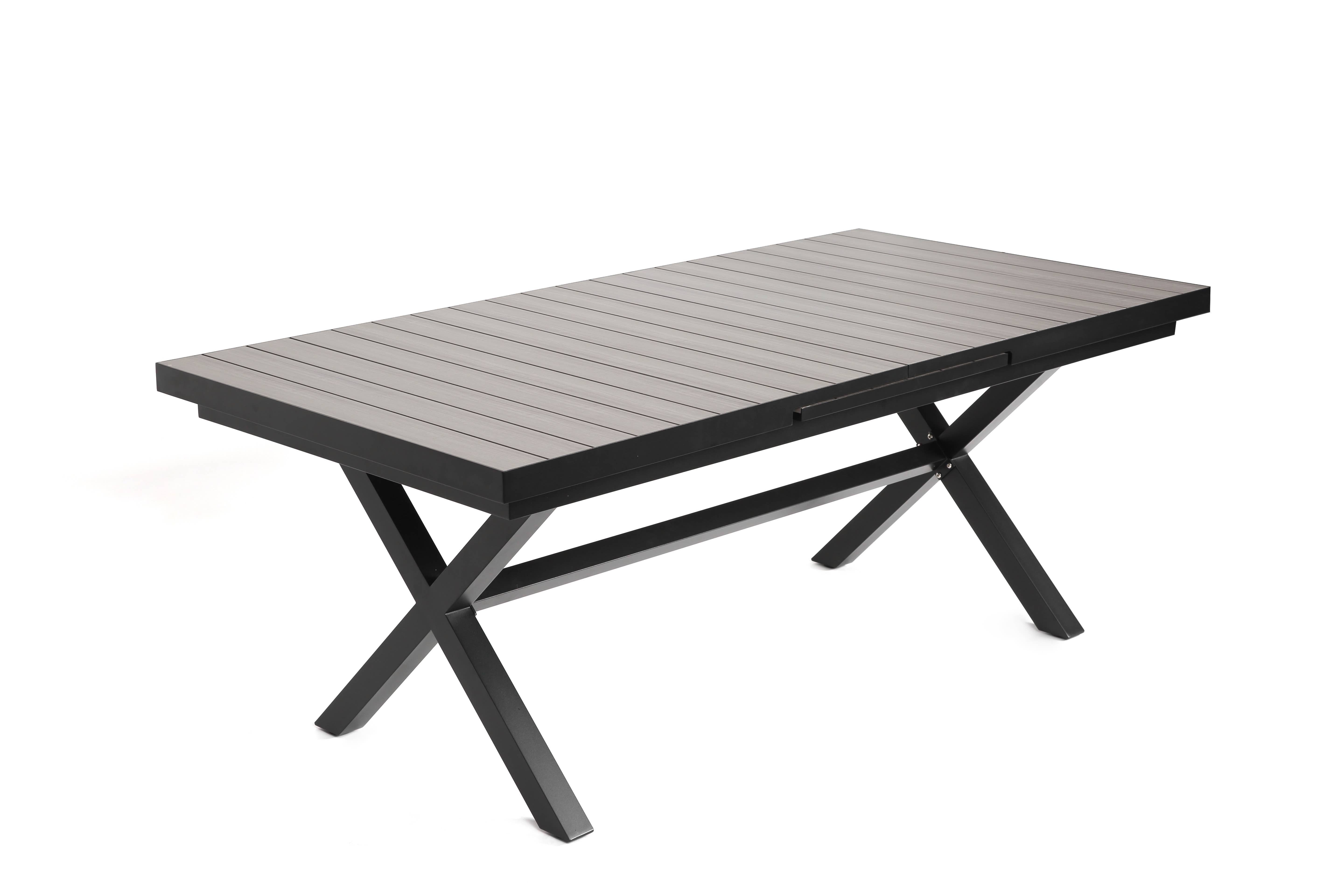 LIFE IS - Wholesale Patio Table - Extendable aluminum garden table 240/300x100x76h0