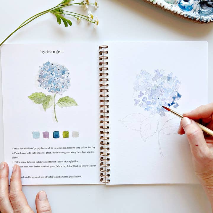 emily lex studio - Wholesale Sketchbook/Sketchpad - flowers watercolor workbook