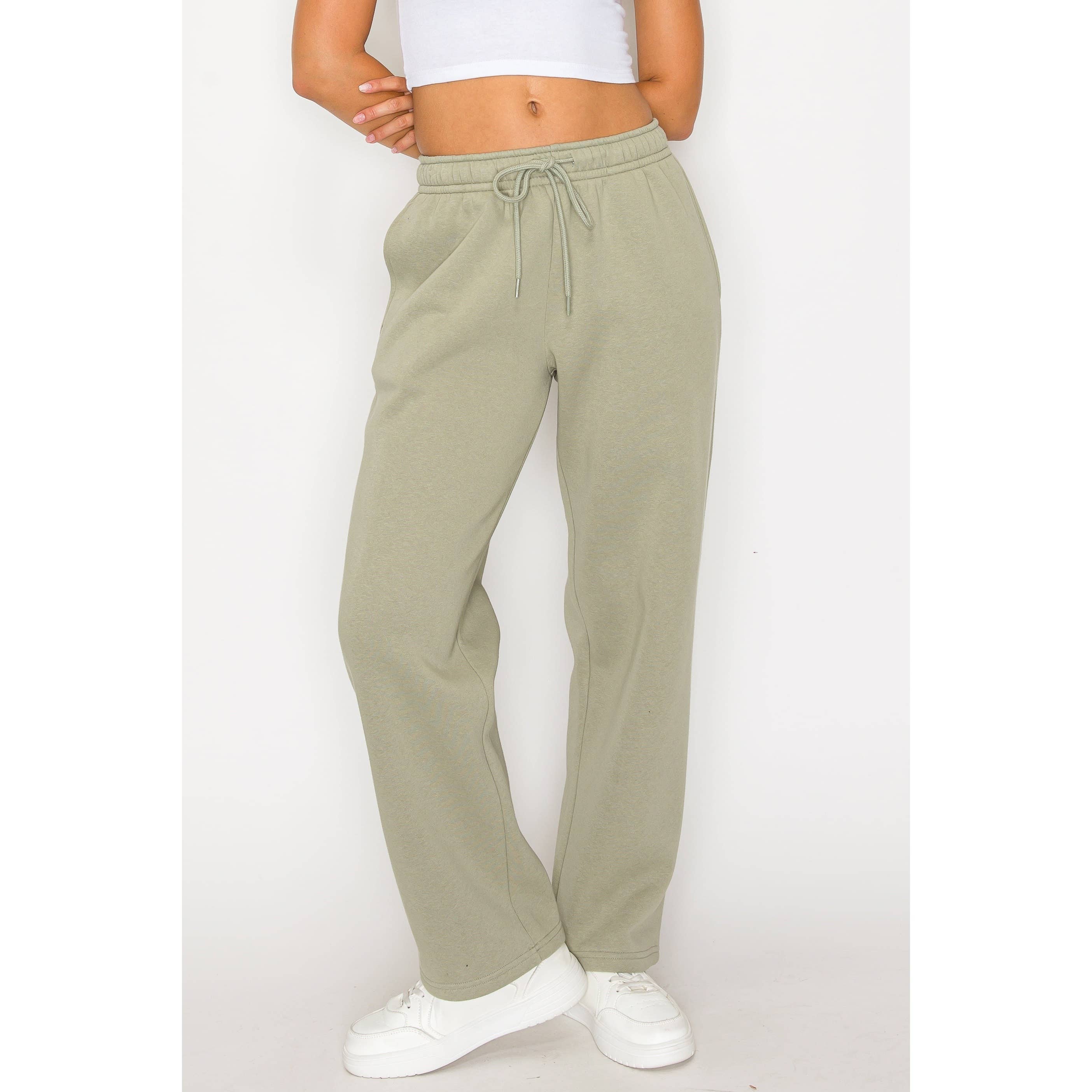 UP CLOTHING - Wholesale Athletic Sweatpants/Joggers - Women's - Straight Leg Fleece Sweatpants20