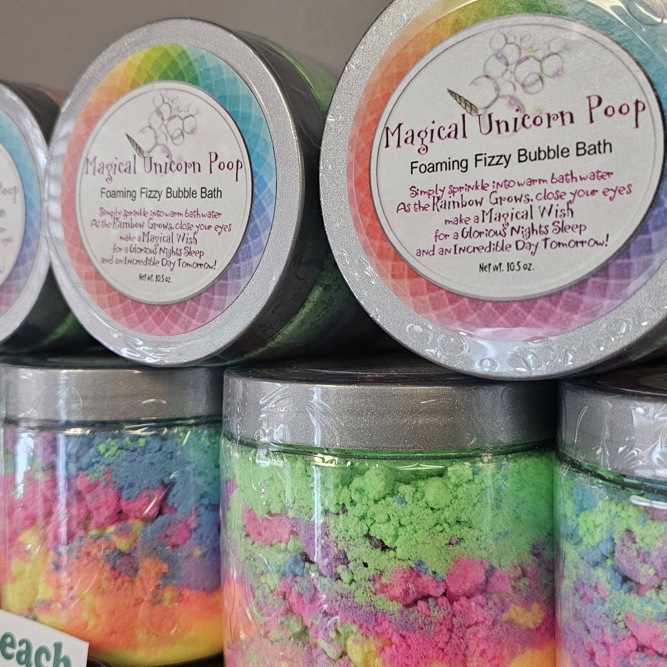 Bubble Island Bath Treats - Wholesale Bubble Bath - Fizzy Bubble Bath - "Magical Unicorn Poop"2