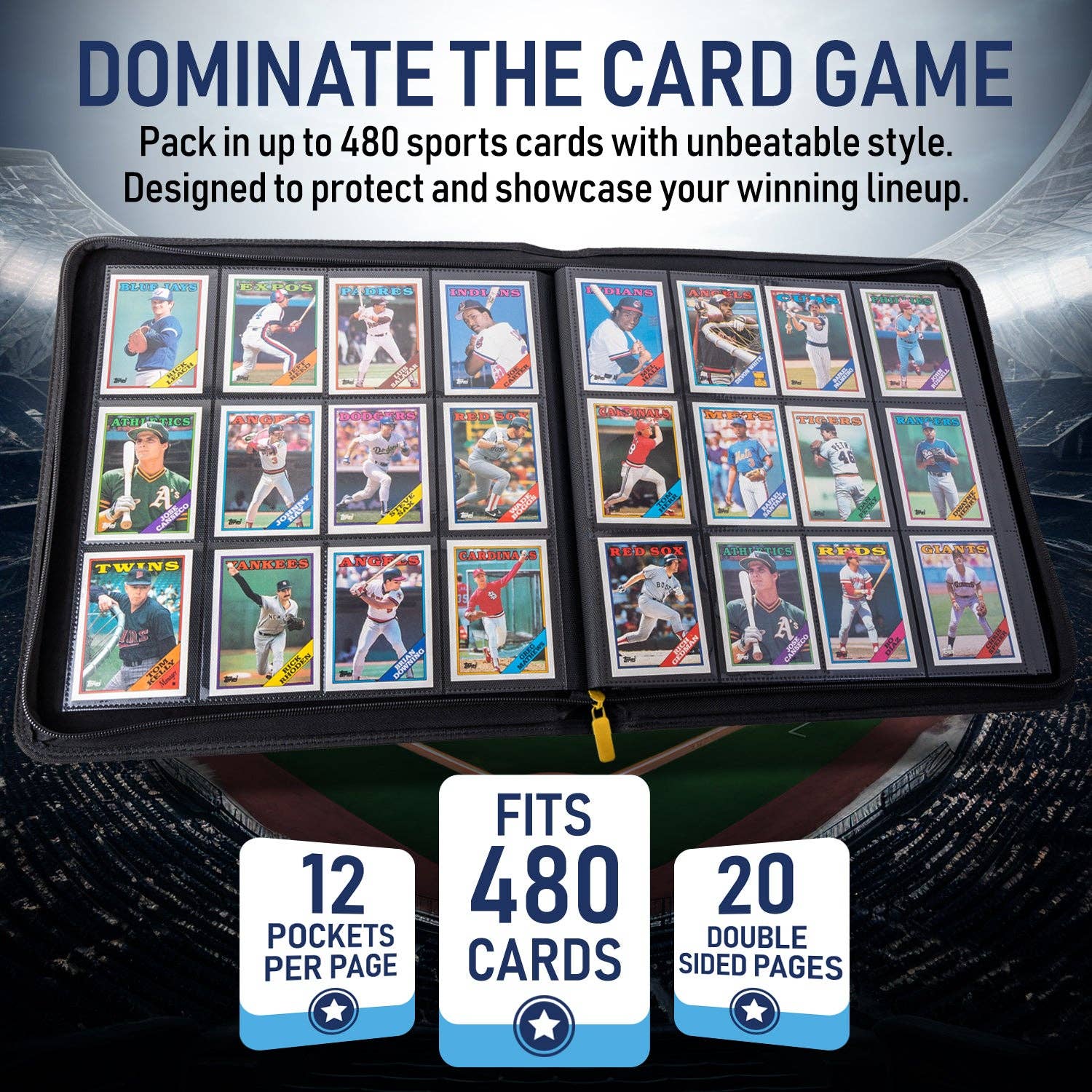 Invested Alliance LLC - Wholesale Binder - Premium TCG Card Binder - Yellow2