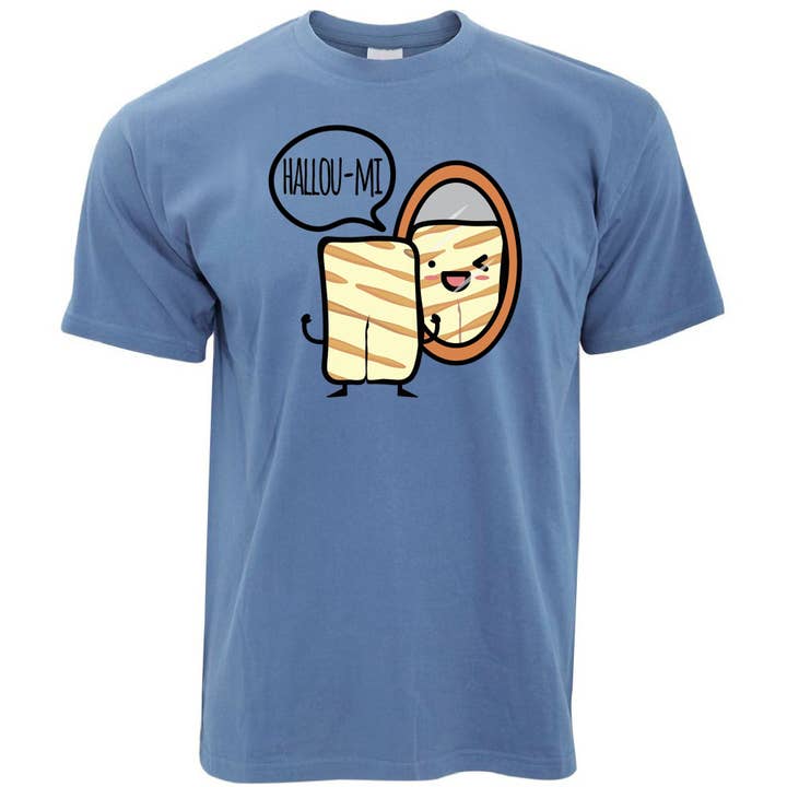 PIGMENTIFY - Wholesale T-Shirt (Graphic) - Unisex - Halloumi Mirror T-Shirt10