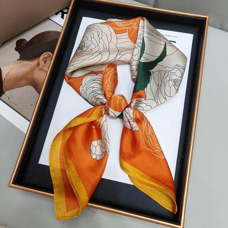 Marayn - Wholesale Scarf - Women's - Korean Silk Scarf Chic Style Sun Protection Versatile0