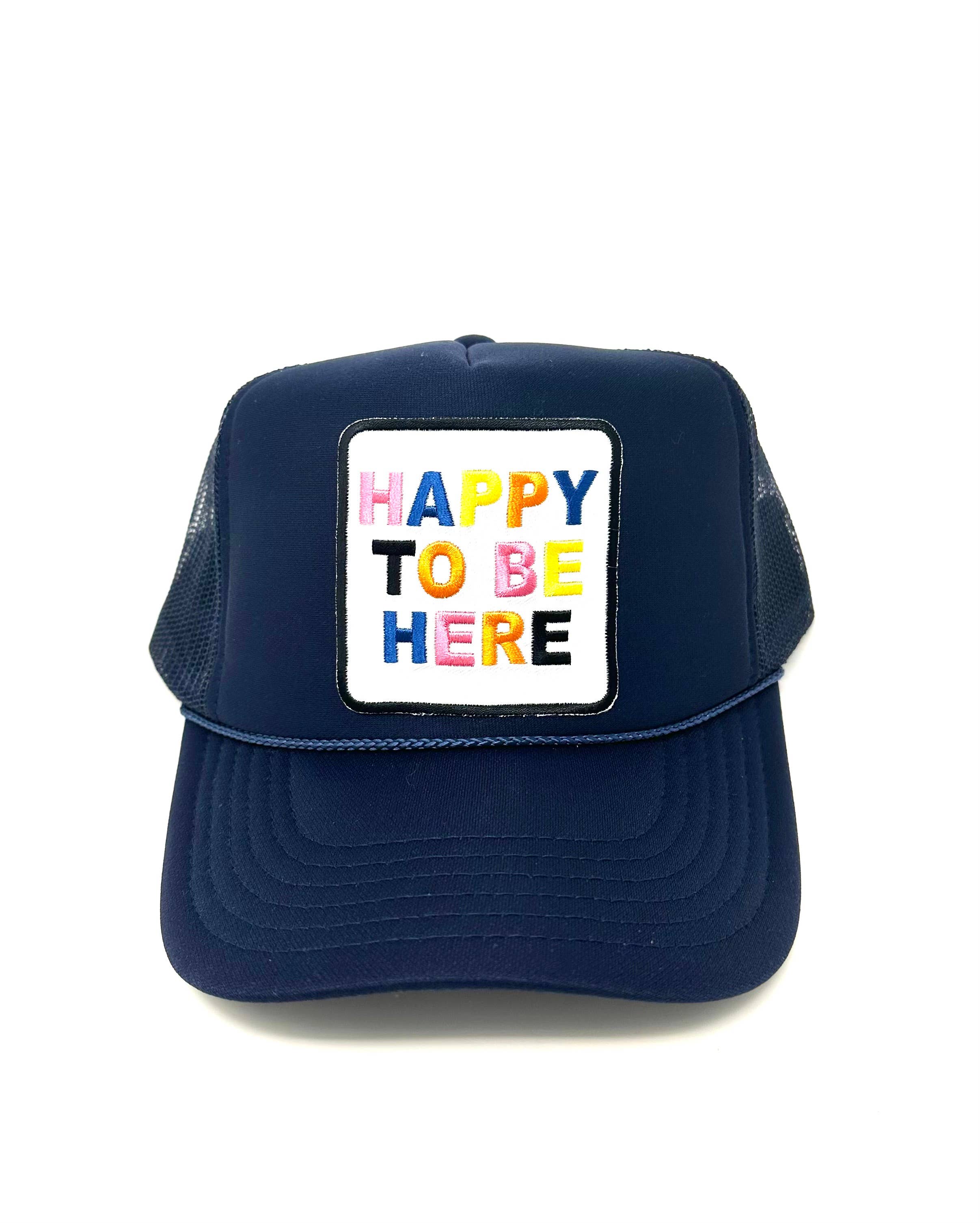 Après Babe - Vente Casquette de camionneur – femme - Casquette de camionneur ajustable « Happy To Be Here »9