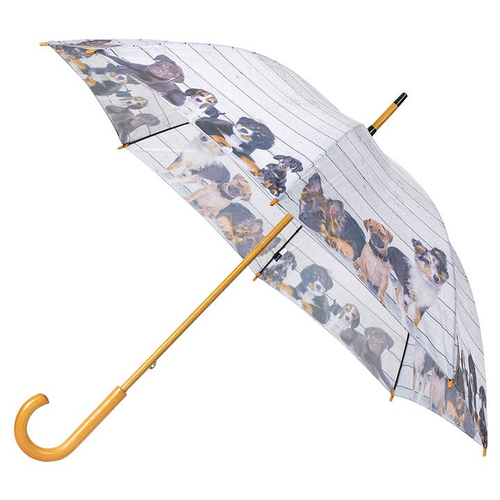 Mars & More - Brand of B Living - Wholesale Umbrella - Unisex - Umbrella Scaffolding Wood Puppies 105 Cm1