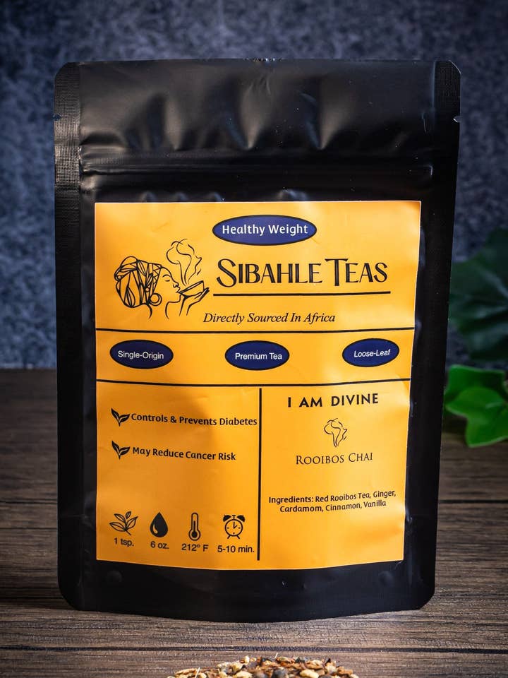 I Am Divine - Rooibos Chai for wholesale by Sibahle Teas