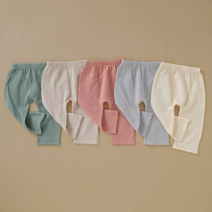 Kids Casual Anti-Mosquito Pants Organic Cotton Summer Trousers for wholesale by VERDAVUE