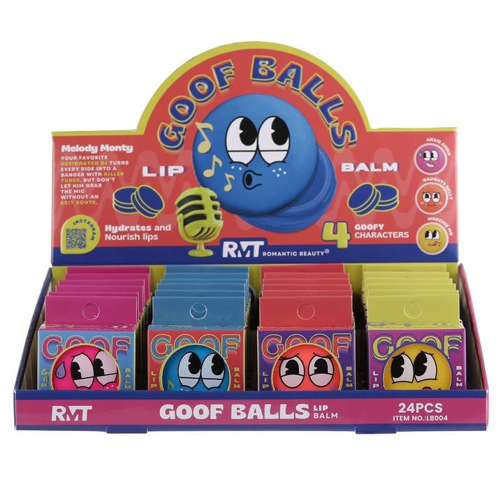Diacly - Wholesale Lip Balm - 24pk Goof Balls Lip Balm