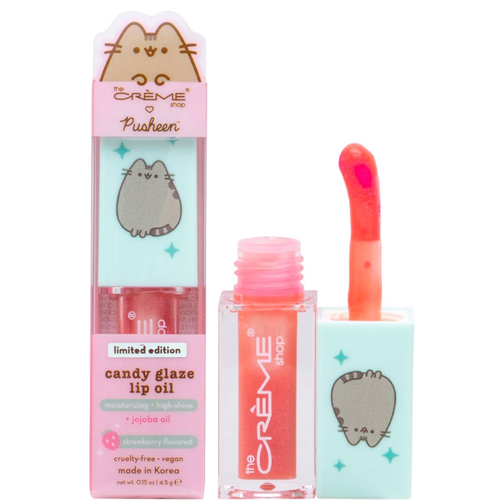   THE CREME SHOP PUSHEEN CANDY GLAZE LIP OIL, PTS 00437 for wholesale on Faire0