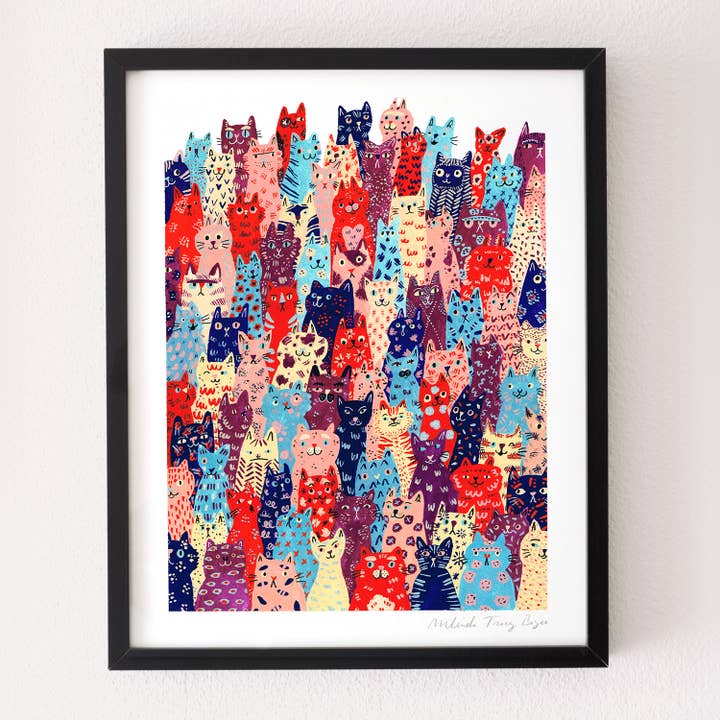 Impressão Cat Club por atacado de Party Mouse Studio