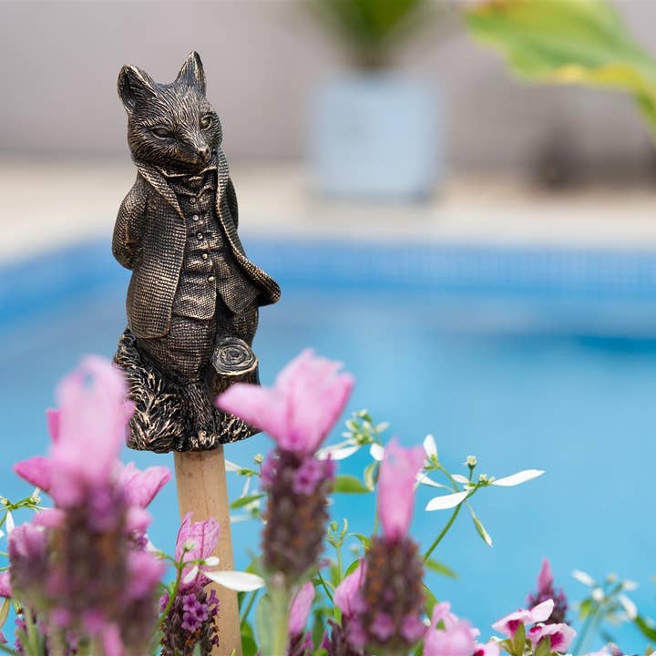 Beatrix Potter Mr. Tod Cane or Stake Topper for wholesale by Jardinopia UK
