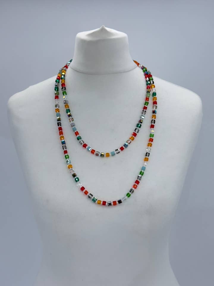 Handmade, Minimalist & Elegant Crystal Cube Necklace –Medium for wholesale by Jianhui London