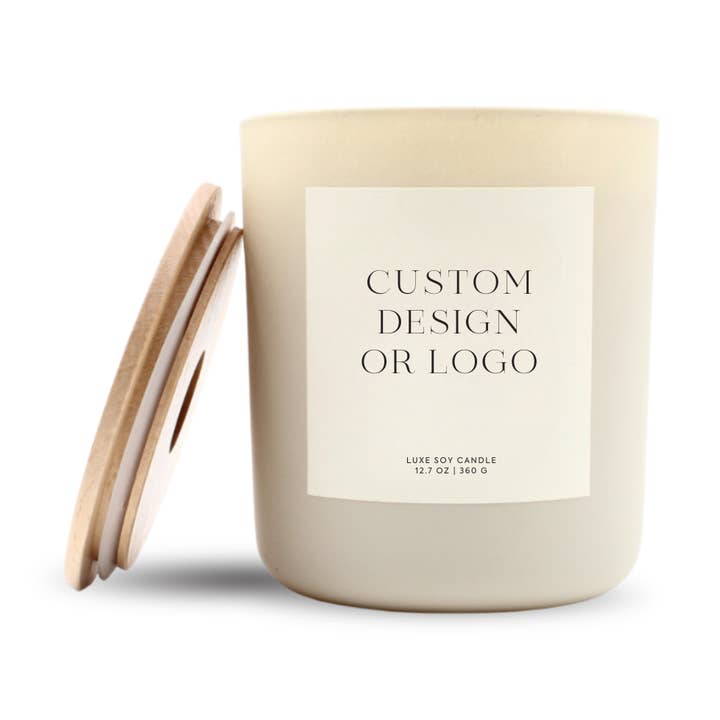 Large Luxury Private Label Soy Candle, Low MOQ for wholesale by ROAM Homegrown