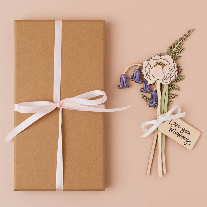 Mother's Day Gift - Wooden Flower Bouquet for wholesale by DaphneRosa