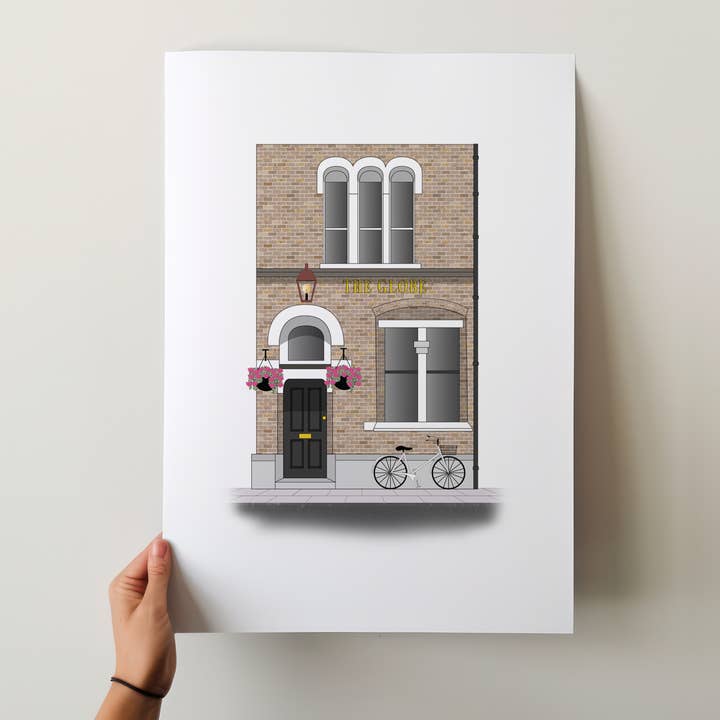 Bridget Flat - Impressão Artística Inspirada na Ficção por atacado de Fox Burrow Designs