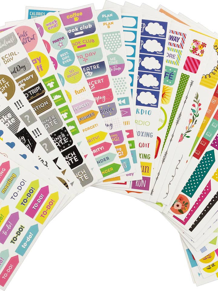 Essentials Planner Stickers Mega Pack for wholesale by Peter Pauper Press