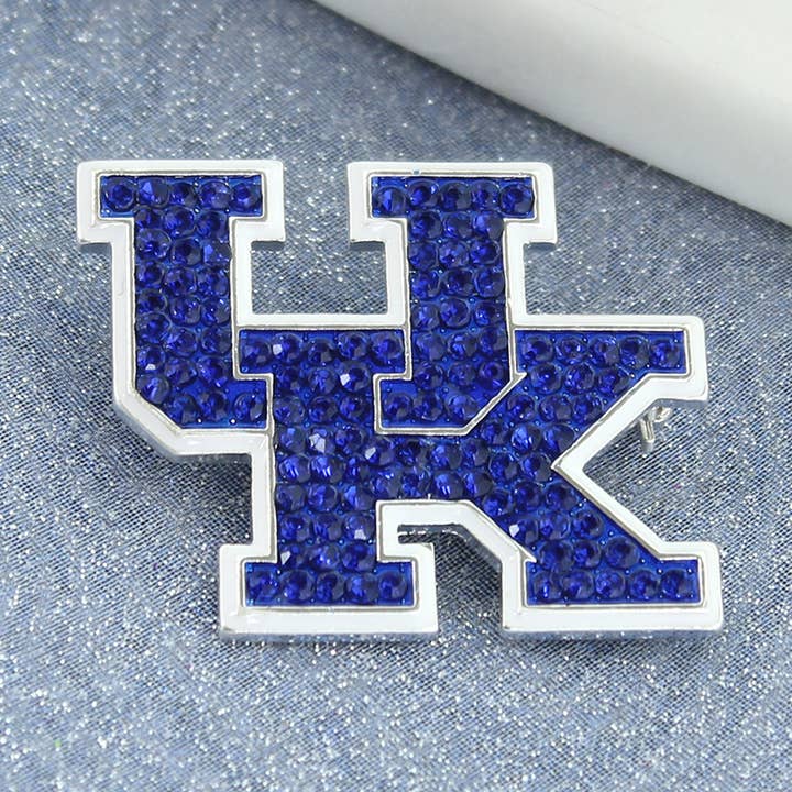 Seasons Jewelry - Wholesale Lapel Pin/Button - Kentucky Crystal Logo Pin