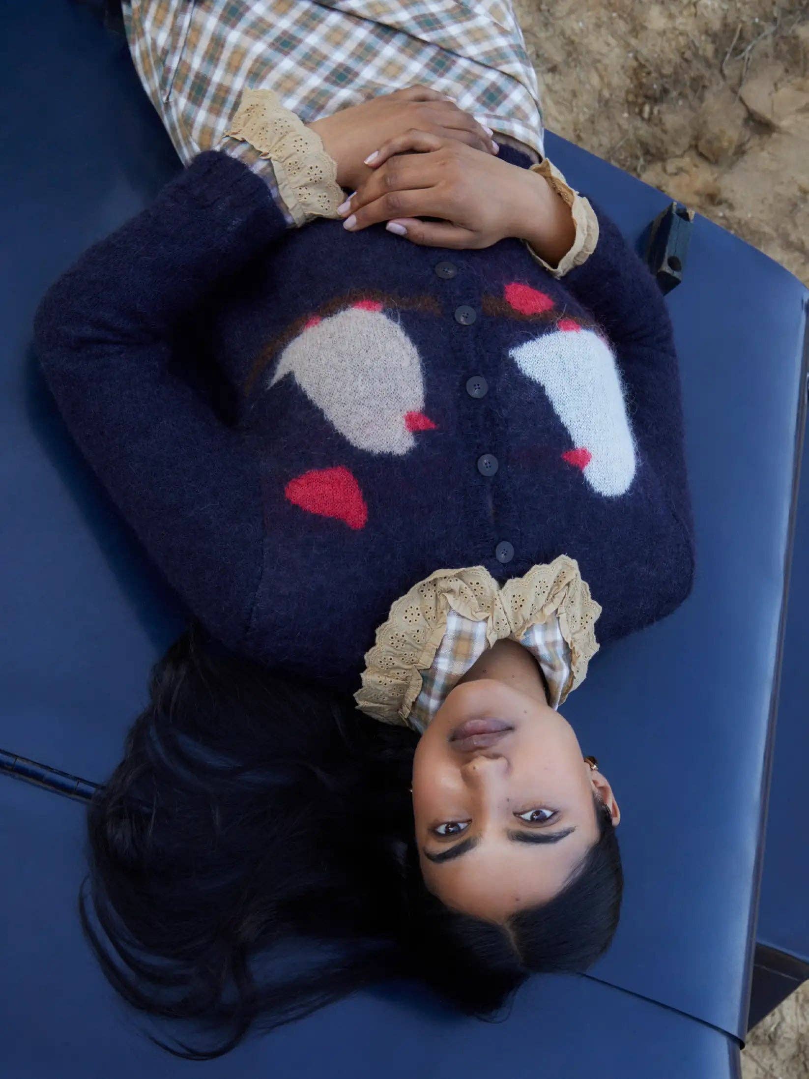 CARMEN SAYS - Wholesale Cardigan - Women's - Carolina Bird Knit Cardigan1