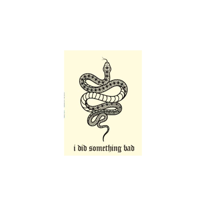 Swiftie Inspired I Did Something Bad Jumbo Magnet for wholesale by Kalan